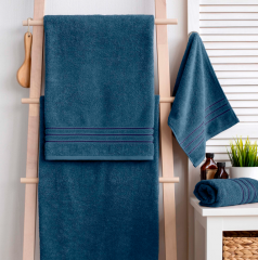 Полотенце махровое Хорошо Дома МХ40 30/50 Верона Темно-лазурный /бордюр V 31 в строительных магазинах СтройГрад