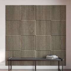 Панель Стеновая Акустическая МДФ Stella Comfort Standart Дуб Винтаж 600х600х9 мм в строительных магазинах СтройГрад