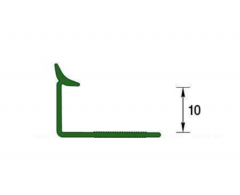 Профиль внутренний для плитки ˮДеконикаˮ 10мм 2,5м Светло-серый глянцевый в строительных магазинах СтройГрад