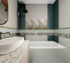 Зимний сад бордюр, 34х400мм, структура металл, Kerama Marazzi, LSA008 /22/ в строительных магазинах СтройГрад