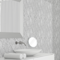 Панель ПВХ Stella Light Slim Мрамор Сантьяго 672 2600х250х5мм /15 в строительных магазинах СтройГрад