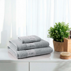 Полотенце махровое Хорошо Дома МХ45 30/50 Магнолия Холодный серый /бордюр V 31 в строительных магазинах СтройГрад