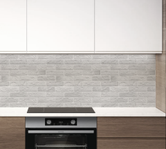 Фартук кухонный Stella Кирпич Белая Пудра 3000х600х1,5мм в строительных магазинах СтройГрад