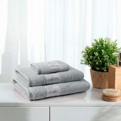 Полотенце махровое Хорошо Дома МХ45 70/140 Магнолия Холодный серый /бордюр V 31 в строительных магазинах СтройГрад