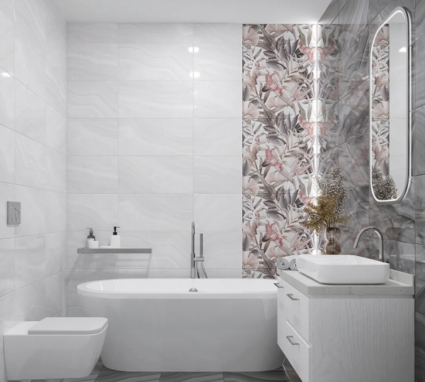 Acate Flora 2, плитка для стен, 315х630мм, Azori /8/264/1,59кв.м. в строительных магазинах СтройГрад