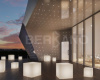 Декоративный светильник Куб 30 см с подсветкой в строительных магазинах СтройГрад