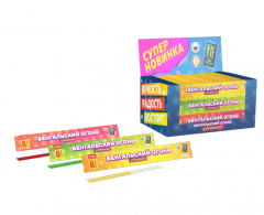 Бенгальская свеча разноцветная 6шт, длина 290мм в строительных магазинах СтройГрад