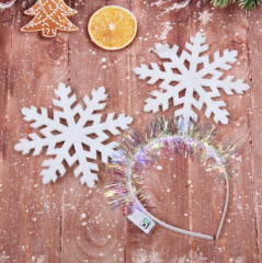 Ободок карнавальный ˮСказочная снежинкаˮ в строительных магазинах СтройГрад